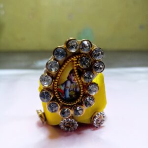 Laddu Gopal Beautiful Multicolor Stone Work Mukut