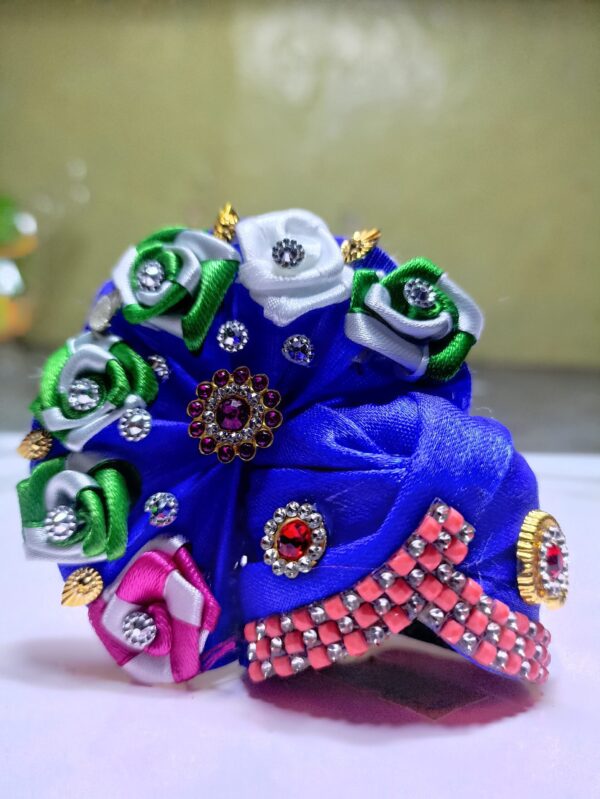 Laddu Gopal Pagdi, Fancy Pagri Dress Accessories for Thakur Ji